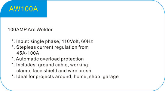  100AMP Arc Welder 